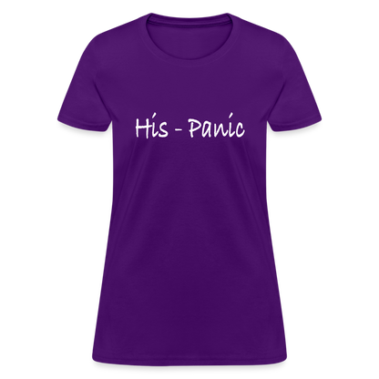 His - Panic Women's T-Shirt (Hispanic Women) - purple