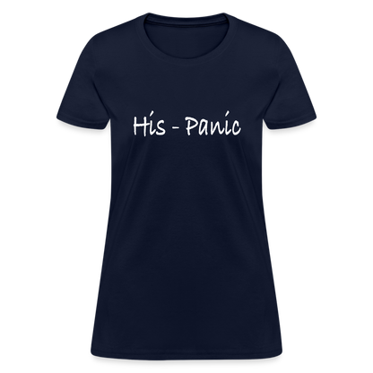 His - Panic Women's T-Shirt (Hispanic Women) - navy