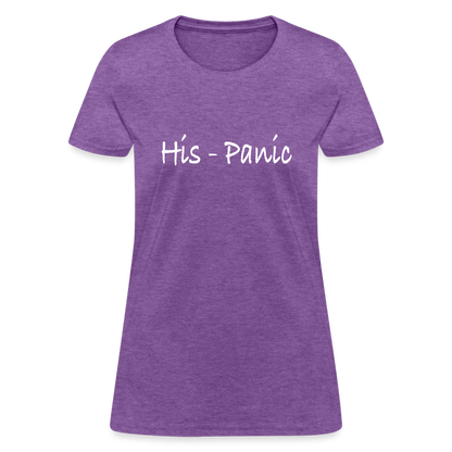 His - Panic Women's T-Shirt (Hispanic Women) - purple heather