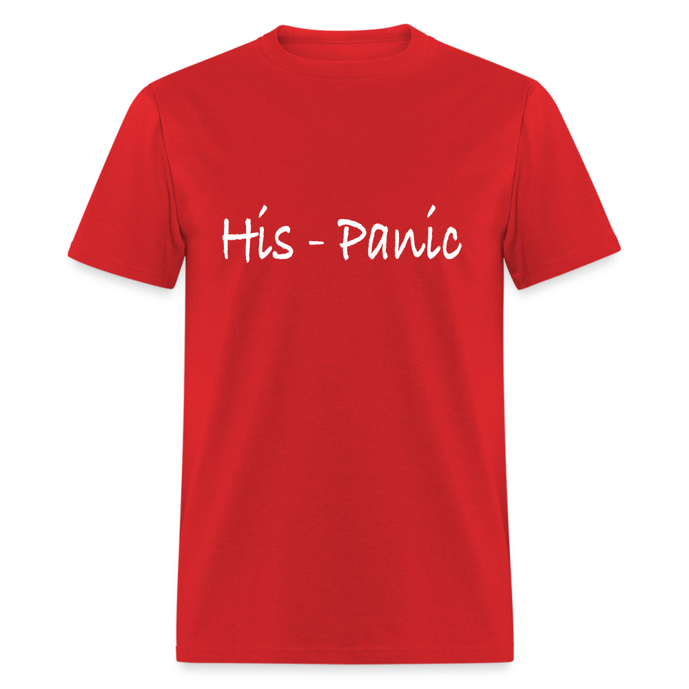 His - Panic T-Shirt (Hispanic Women) - red
