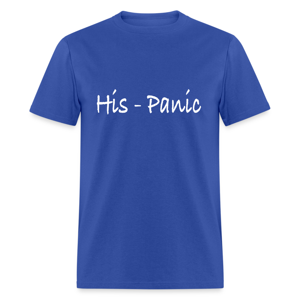 His - Panic T-Shirt (Hispanic Women) - royal blue