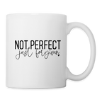 Not Perfect Just Forgiven Coffee Mug