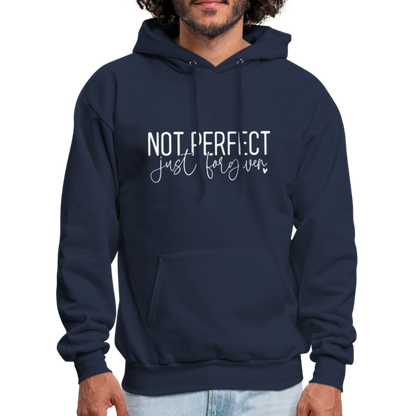 Not Perfect Just Forgiven Hoodie - navy