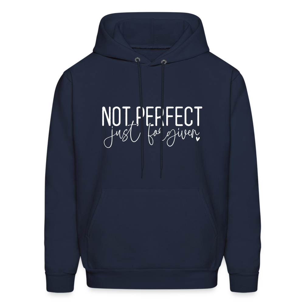 Not Perfect Just Forgiven Hoodie - navy