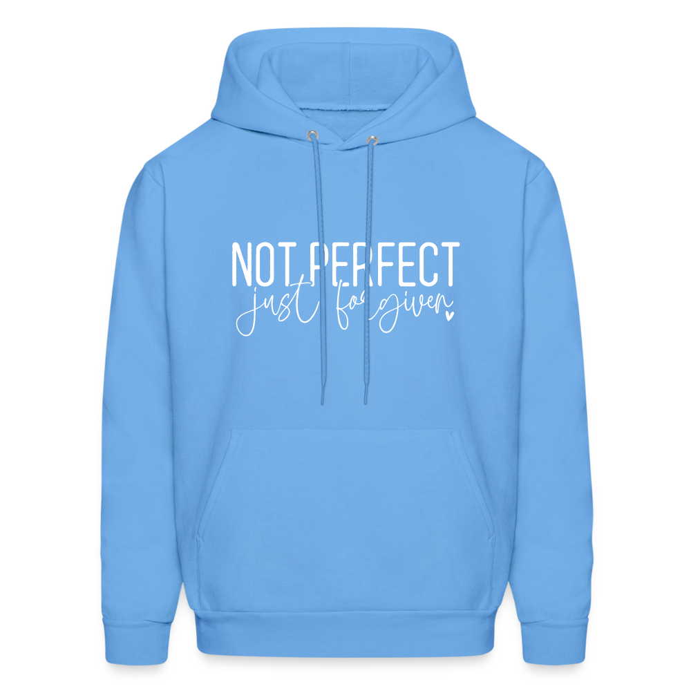 Not Perfect Just Forgiven Hoodie - carolina blue