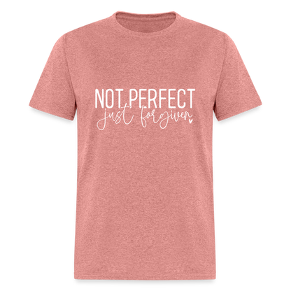 Not Perfect Just Forgiven T-Shirt - heather mauve