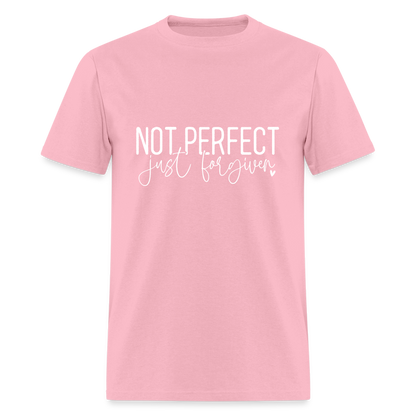 Not Perfect Just Forgiven T-Shirt - pink