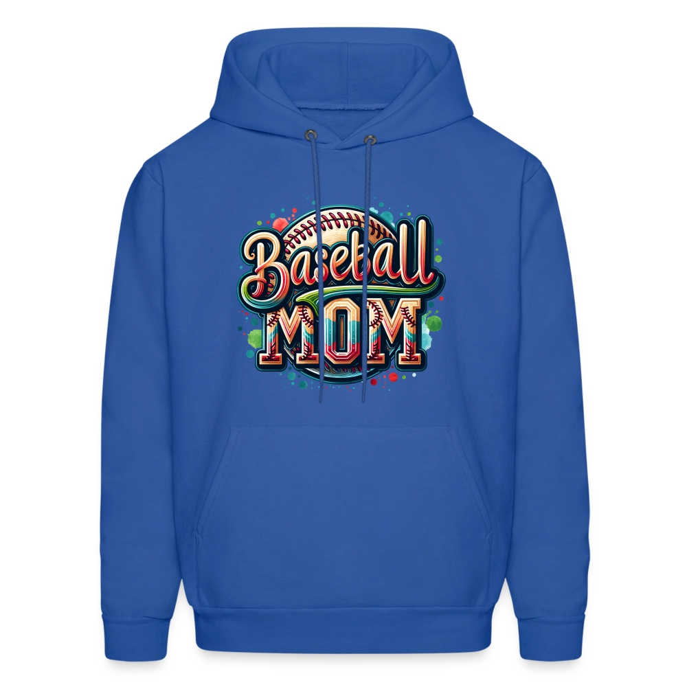 Baseball Mom Hoodie - royal blue