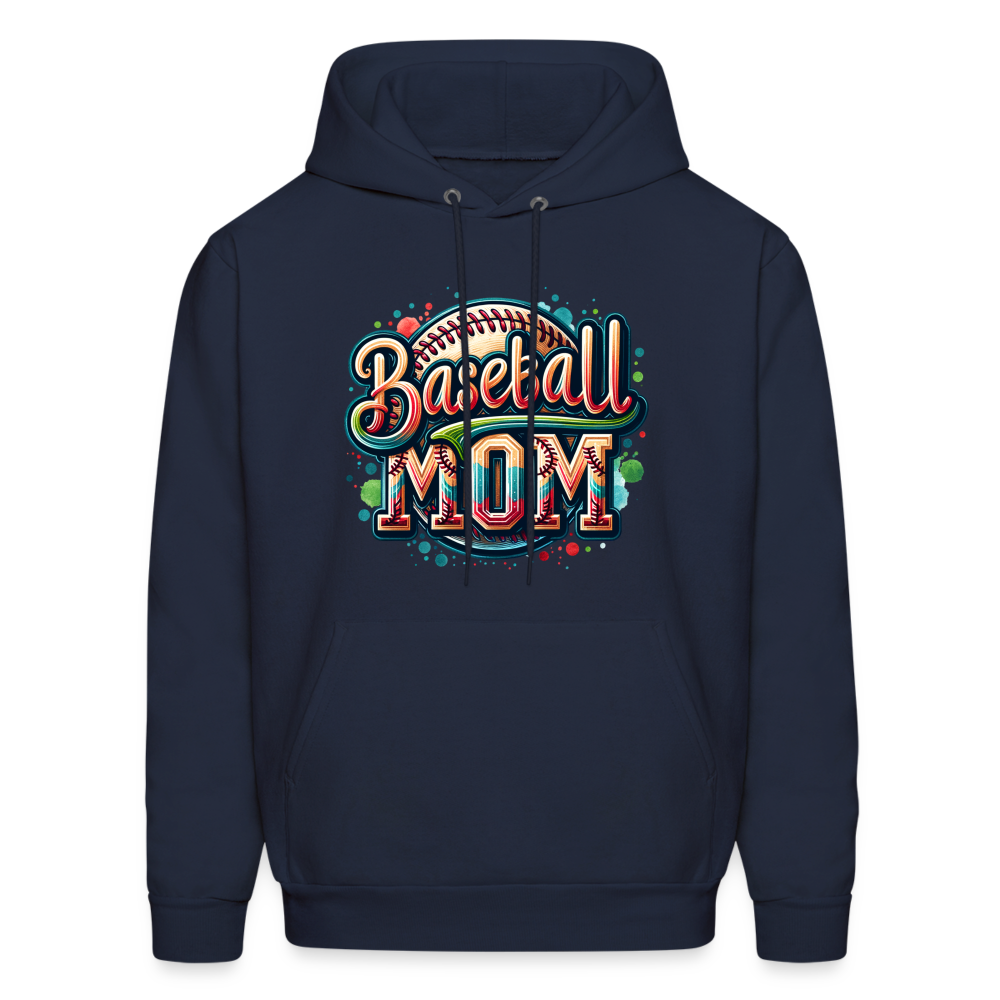 Baseball Mom Hoodie - navy