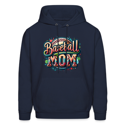 Baseball Mom Hoodie - navy