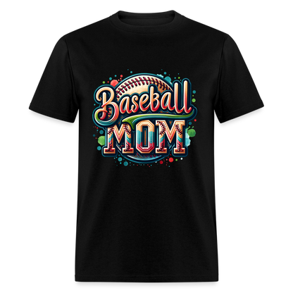 Baseball Mom T-Shirt - black