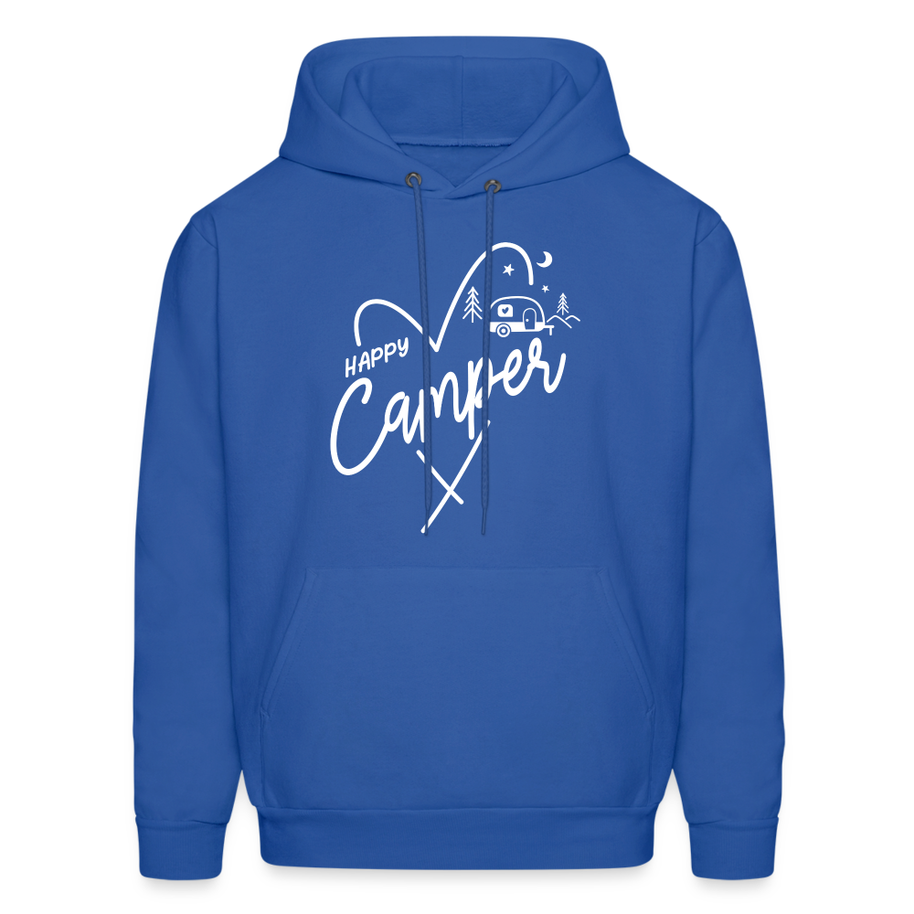 Happy Camper Hoodie (Love Camping in Nature) - royal blue