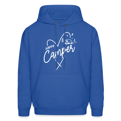 Happy Camper Hoodie (Love Camping in Nature) - royal blue