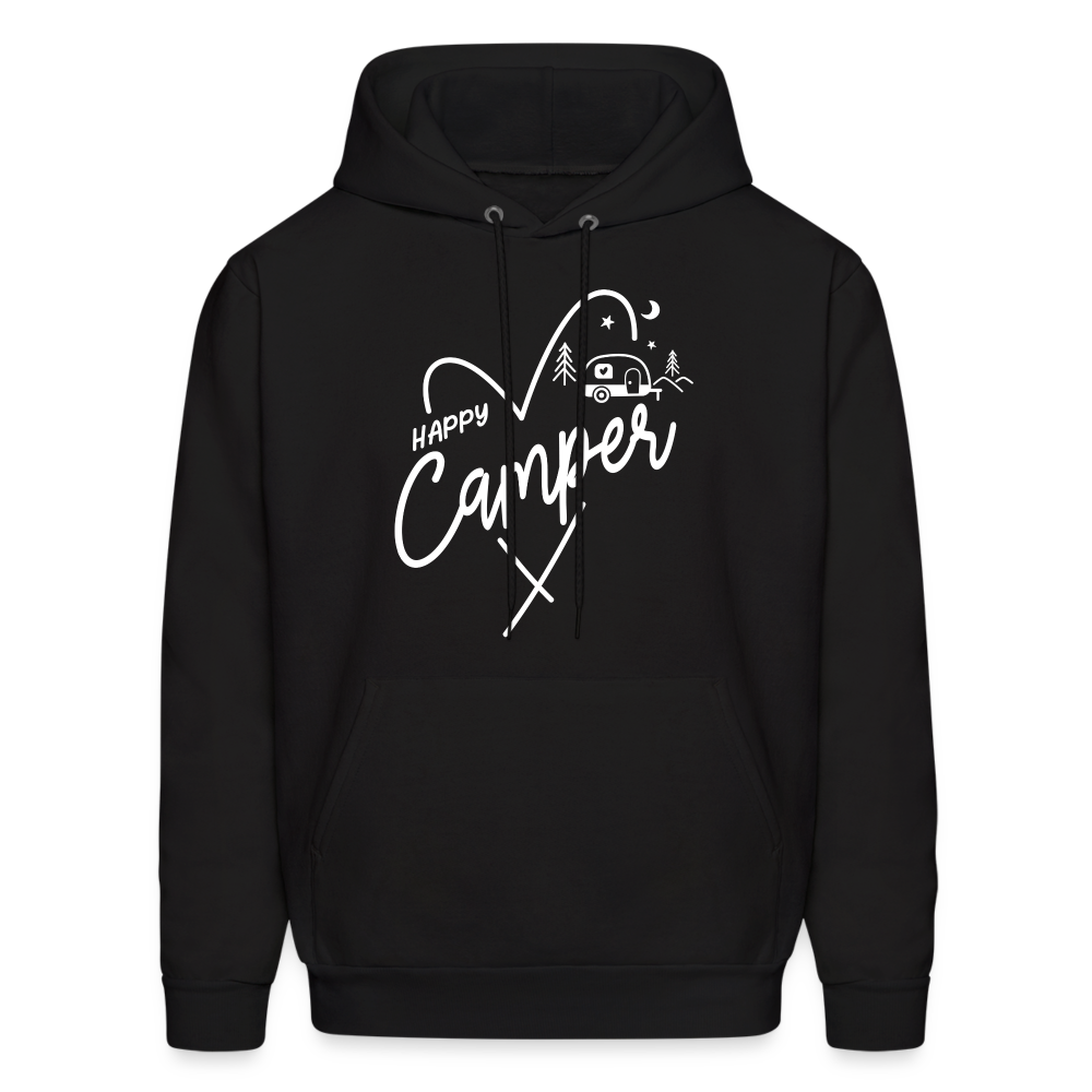 Happy Camper Hoodie (Love Camping in Nature) - black