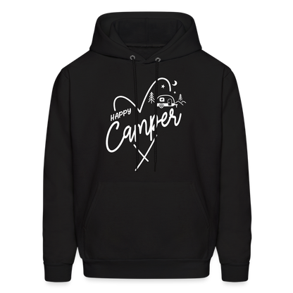 Happy Camper Hoodie (Love Camping in Nature) - black