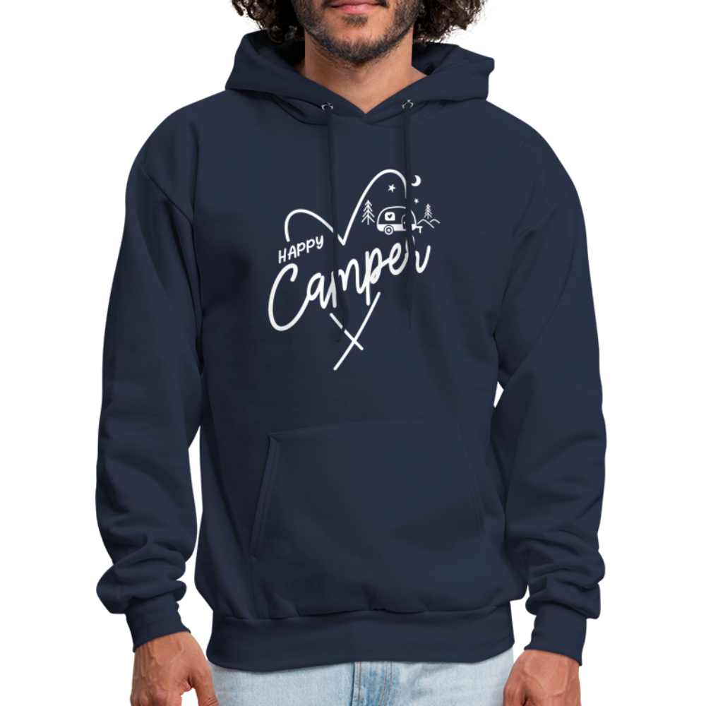 Happy Camper Hoodie (Love Camping in Nature) - navy