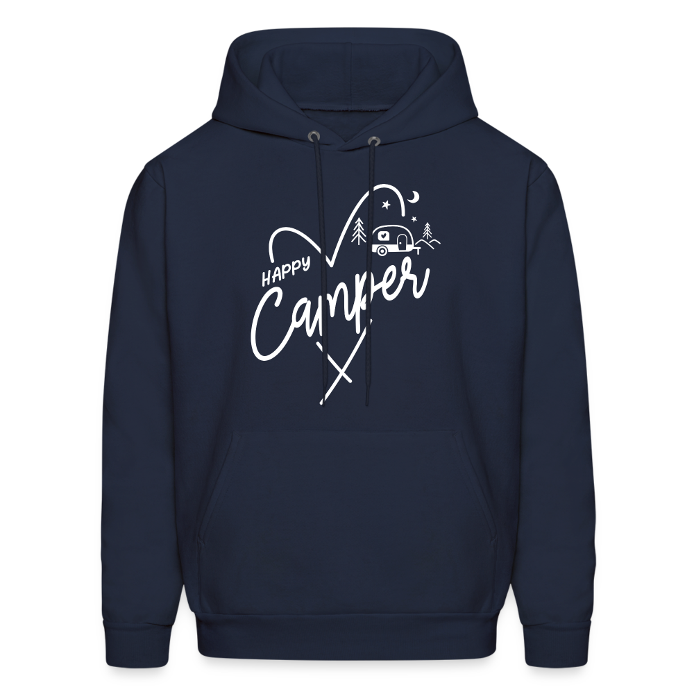 Happy Camper Hoodie (Love Camping in Nature) - navy