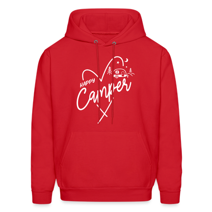 Happy Camper Hoodie (Love Camping in Nature) - red