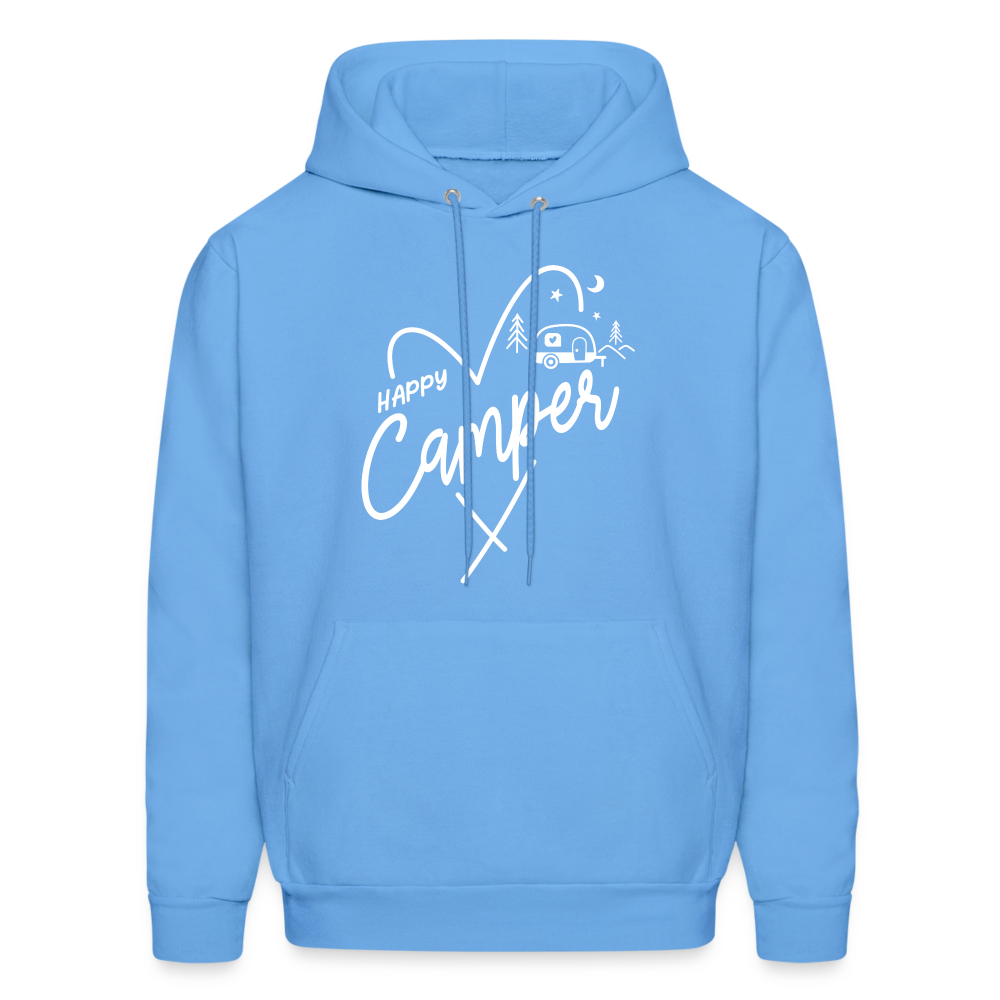 Happy Camper Hoodie (Love Camping in Nature) - carolina blue