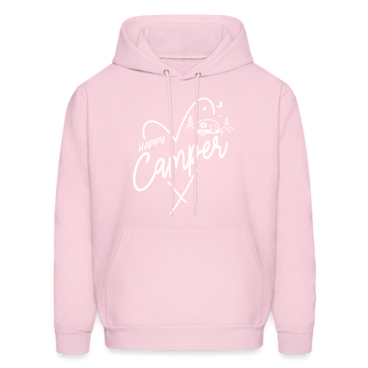 Happy Camper Hoodie (Love Camping in Nature) - pale pink