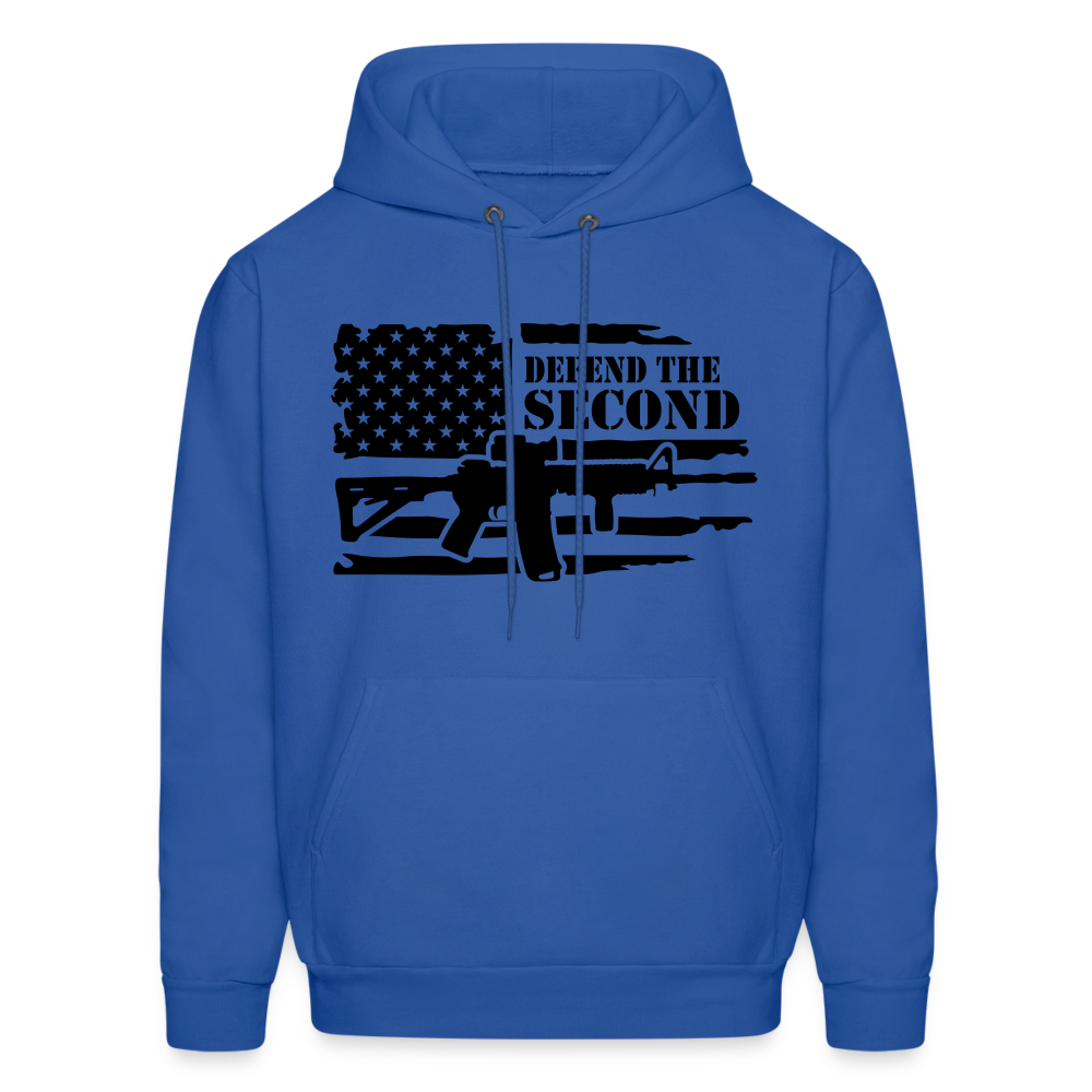 Defend the Second Amendment Hoodie (Right to Bear Arms) - royal blue