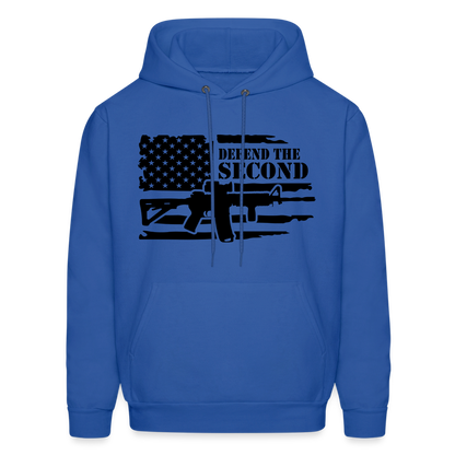 Defend the Second Amendment Hoodie (Right to Bear Arms) - royal blue