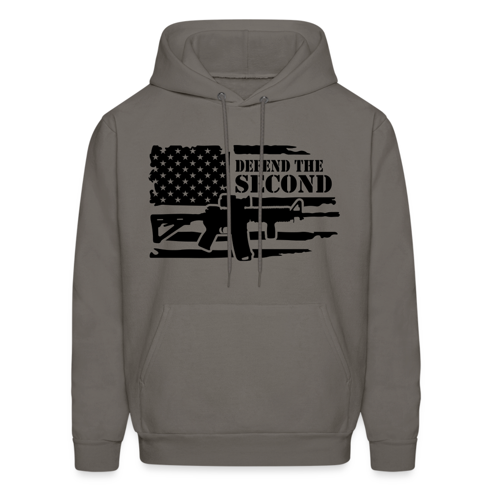 Defend the Second Amendment Hoodie (Right to Bear Arms) - asphalt gray