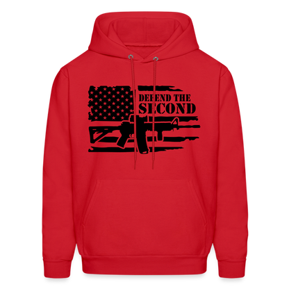 Defend the Second Amendment Hoodie (Right to Bear Arms) - red