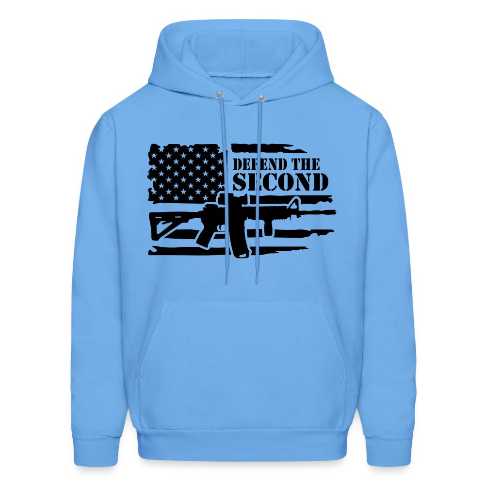 Defend the Second Amendment Hoodie (Right to Bear Arms) - carolina blue