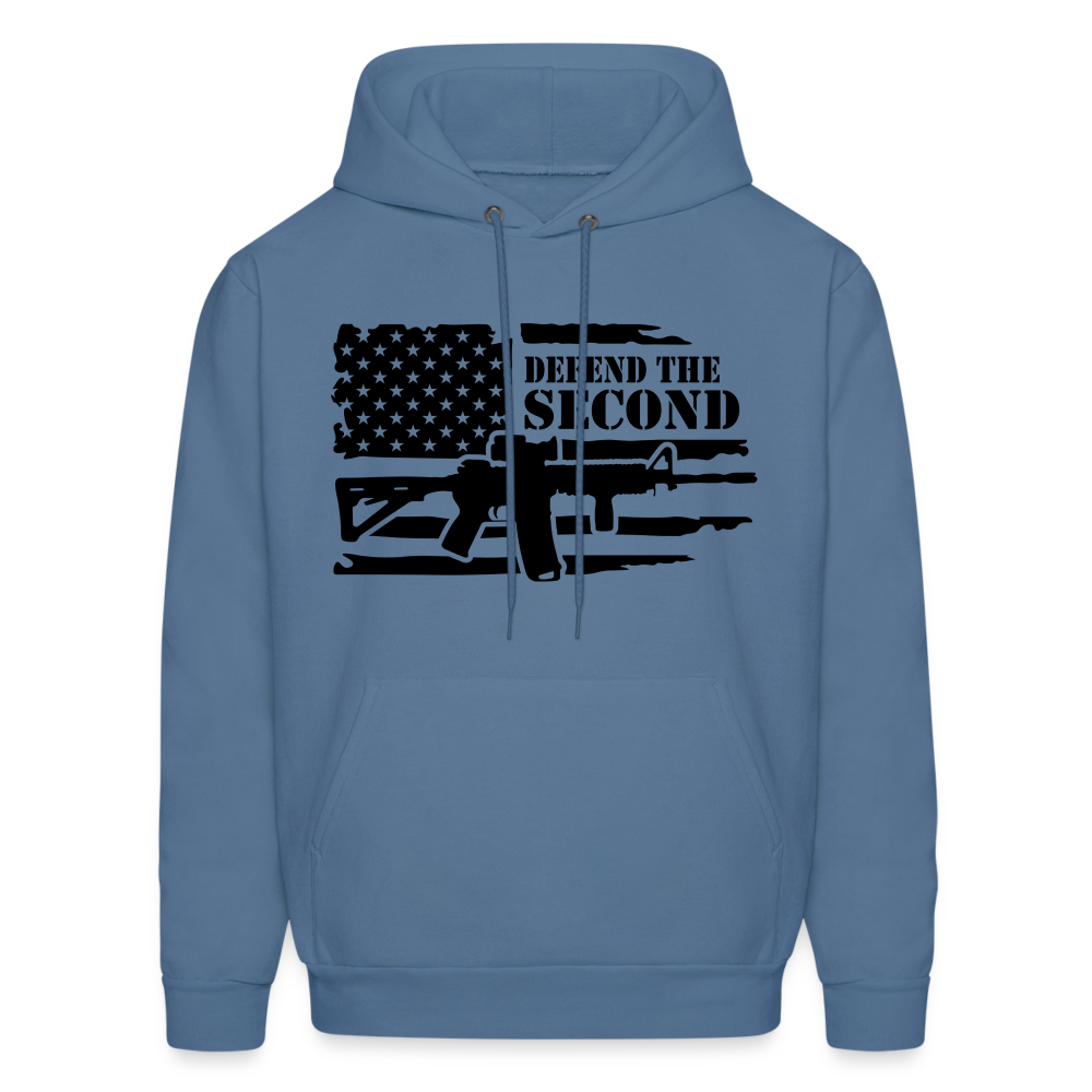 Defend the Second Amendment Hoodie (Right to Bear Arms) - denim blue