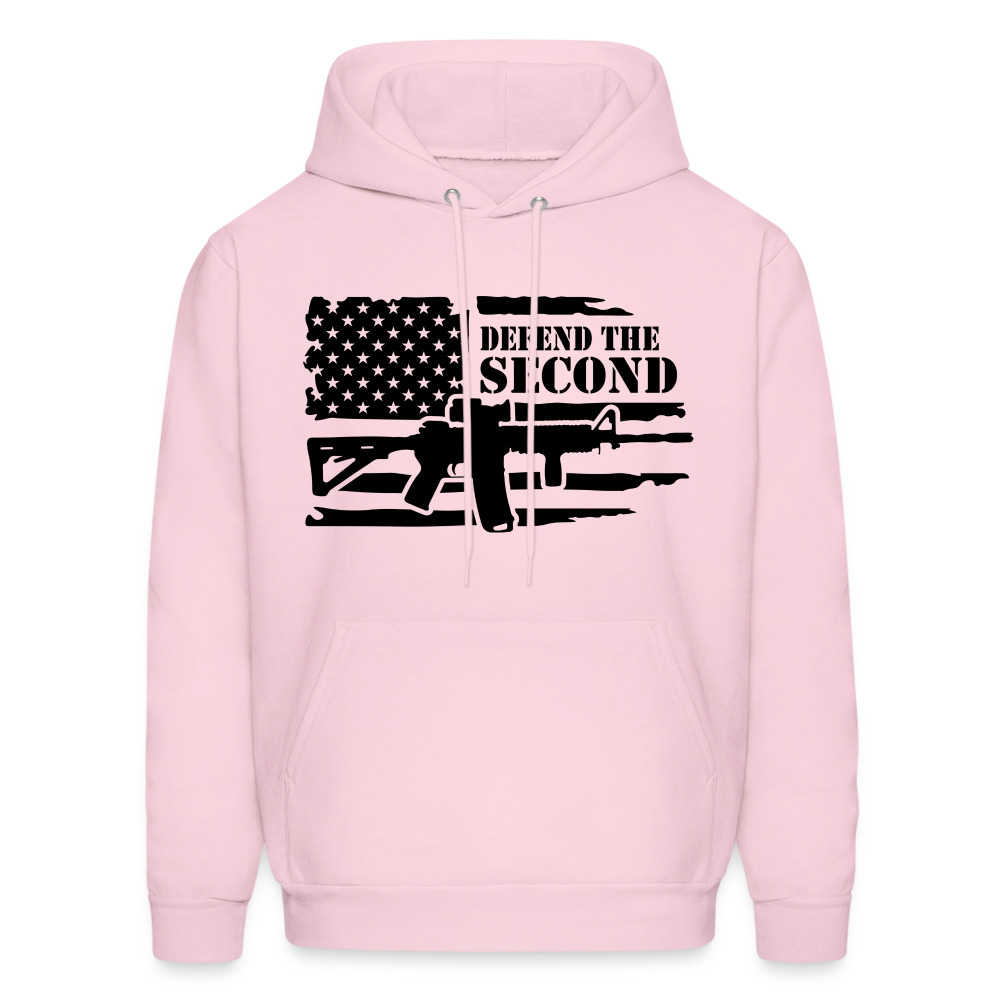 Defend the Second Amendment Hoodie (Right to Bear Arms) - pale pink