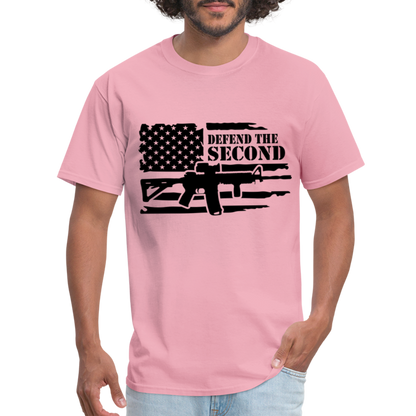 Defend the Second Amendment T-Shirt (Right to Bear Arms) - pink