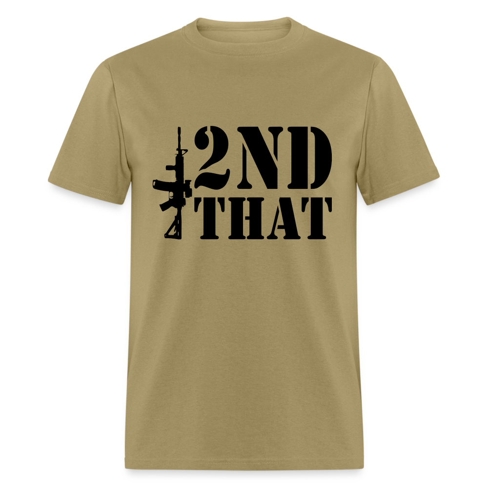 2nd That T-Shirt (AR15 Second Amendment) - khaki