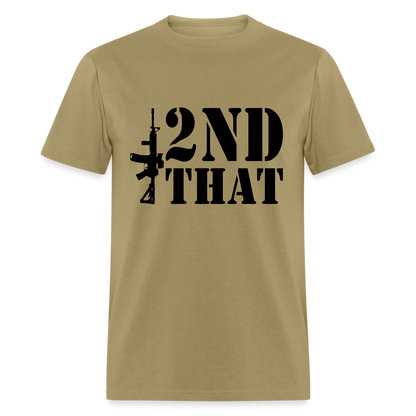 2nd That T-Shirt (AR15 Second Amendment) - khaki