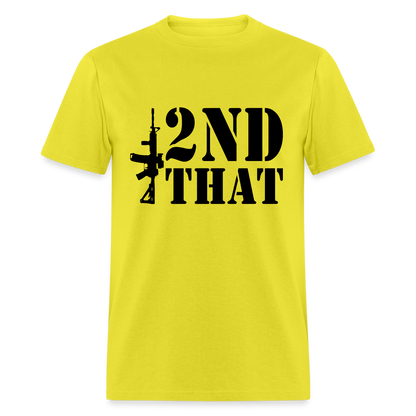 2nd That T-Shirt (AR15 Second Amendment) - yellow