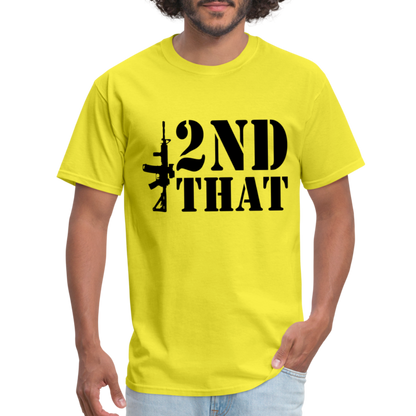 2nd That T-Shirt (AR15 Second Amendment) - yellow