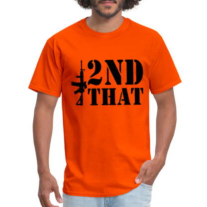 2nd That T-Shirt (AR15 Second Amendment) - orange