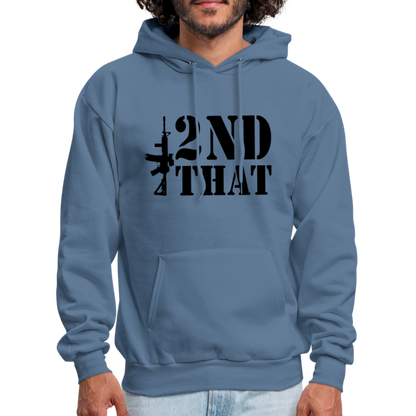 2nd That Hoodie (AR15 Second Amendment) - denim blue