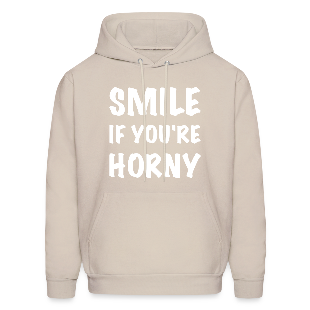 Smile if You're Horny Hoodie - Sand