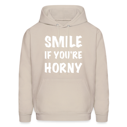 Smile if You're Horny Hoodie - Sand