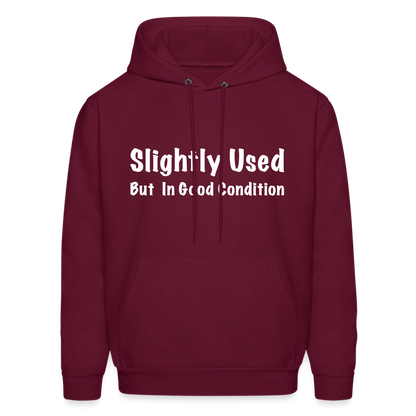 Slightly Used But in Good Condition Hoodie - burgundy