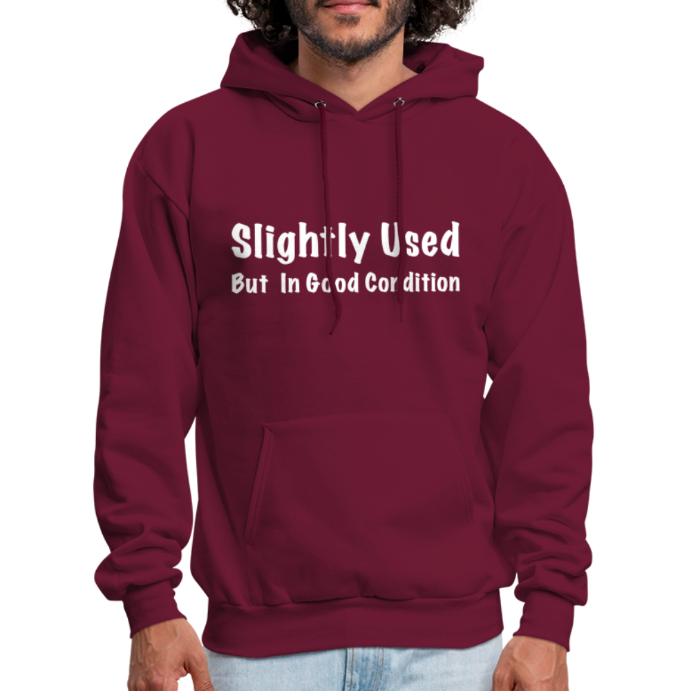 Slightly Used But in Good Condition Hoodie - burgundy