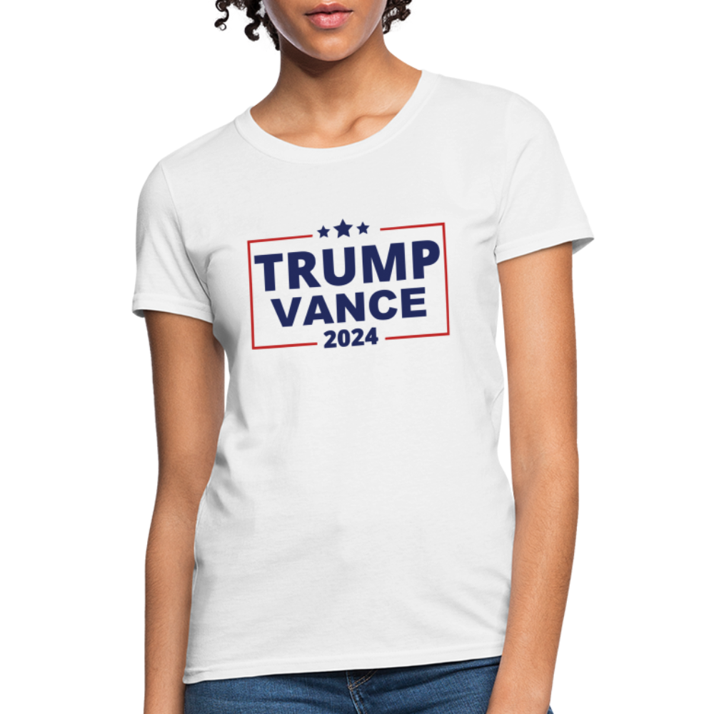 Trump Vance 2024 Women's T-Shirt - white