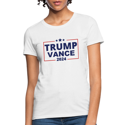 Trump Vance 2024 Women's T-Shirt - white