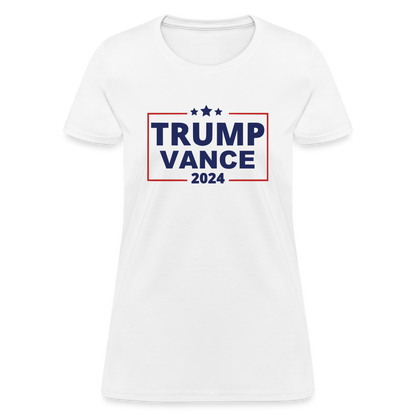 Trump Vance 2024 Women's T-Shirt - white