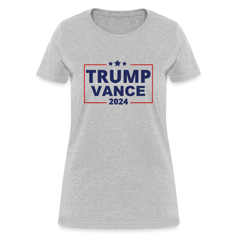 Trump Vance 2024 Women's T-Shirt - heather gray