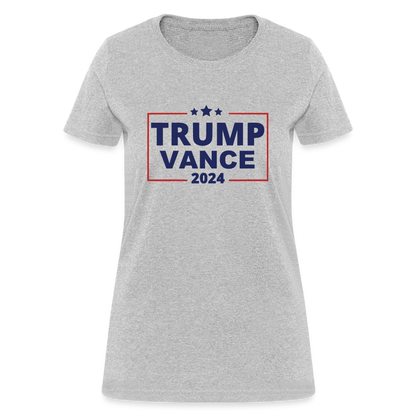 Trump Vance 2024 Women's T-Shirt - heather gray