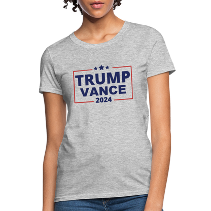 Trump Vance 2024 Women's T-Shirt - heather gray