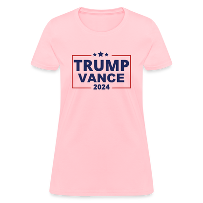 Trump Vance 2024 Women's T-Shirt - pink