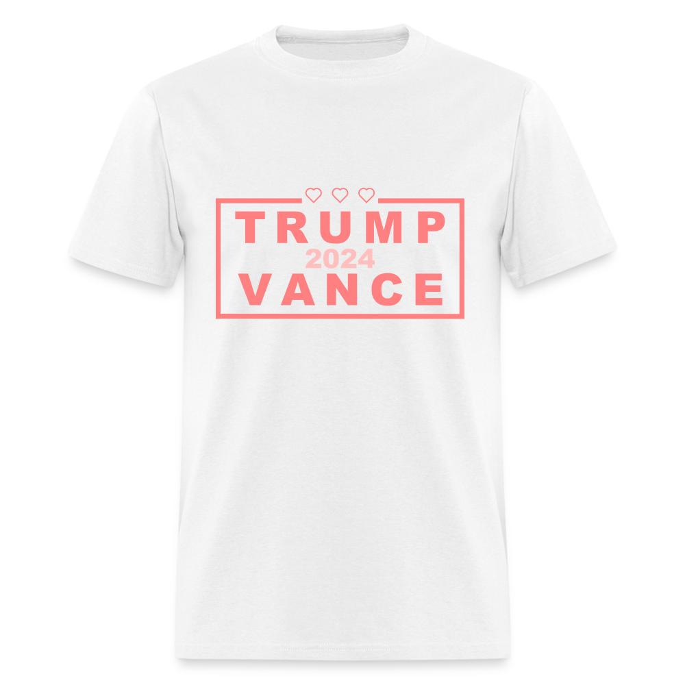 Trump Vance 2024 T-Shirt (Pink Letters) - white